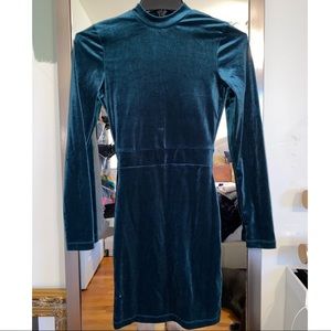 Velvet Long Sleeve Dress